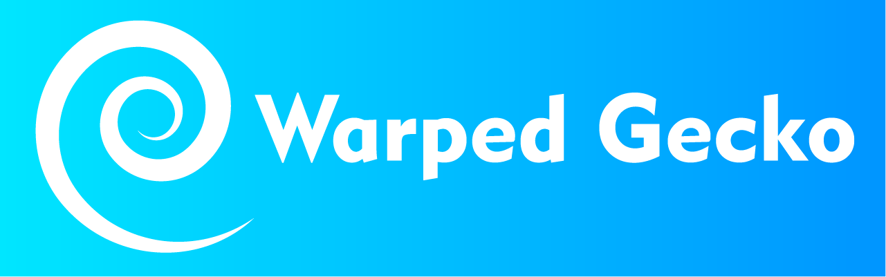 Warped Gecko Logo